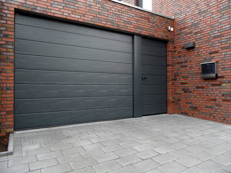 Подъемные ворота Alutech TREND 1850х1750 - Фото работ